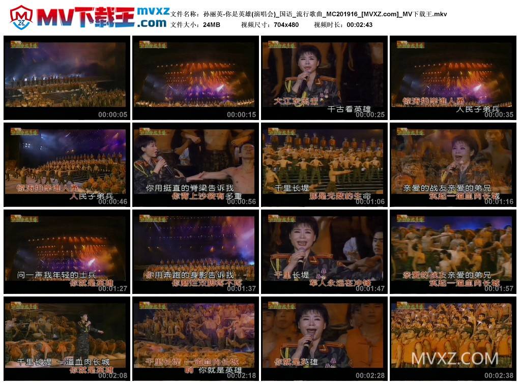 孙丽英-你是英雄(演唱会)_国语_流行歌曲_MC201916